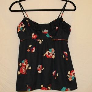 American Eagle Outfitters Floral Print Bustier Top